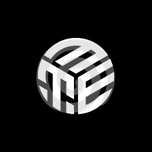 MTE letter logo design on black background. MTE creative initials letter logo concept. MTE letter design