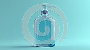 mterils assembling a highly detailed hand sanitizer bottle