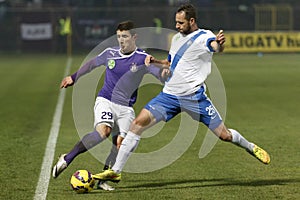 MTK vs. Ujpest OTP Bank League football match