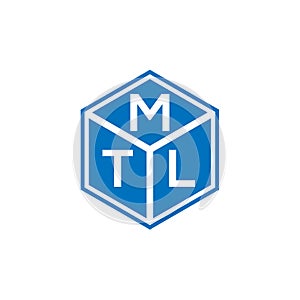 MTL letter logo design on black background. MTL creative initials letter logo concept. MTL letter design