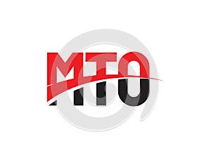 MTO Letter Initial Logo Design Vector Illustration