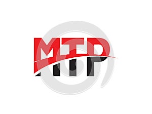 MTP Letter Initial Logo Design Vector Illustration