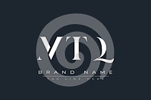 MTQ abstract letter logo design