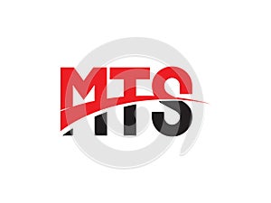 MTS Letter Initial Logo Design Vector Illustration photo