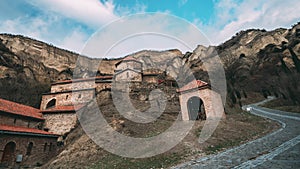 Mtskheta, Georgia. Shio-Mgvime Monastery. Upper Church Of Holy Virgin Or Theotokos, Central Part Of Medieval Monastic