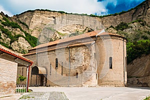 Mtskheta Georgia. Upper Church Of Holy Virgin Or Theotokos, Medieval Monastic Shio-Mgvime Complex