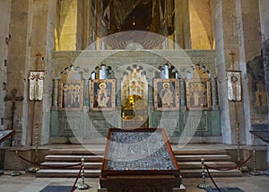 Mtskheta Svetitskhoveli Iconostasis View