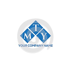 MTY letter logo design on white background. MTY creative initials letter logo concept. MTY letter design.MTY letter logo design on photo