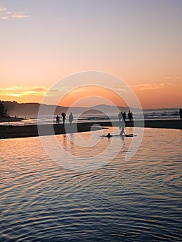 Muara pami amban, Manokwari beach, Indonesia