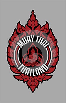 MUAY THAI TRADITIONAL BADGE THAILAND