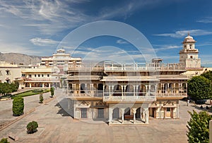 Mubarak Mahal in Jaipur City Palace, Rajasthan, India.