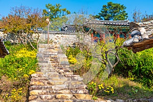 Mucheomdang hall at Yangdong folk village in the Republic of Korea