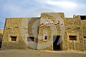 Mud brick house