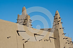 Mud brick mosque, Timbuktu. photo