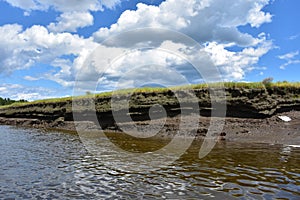 Mud Flats and Marsh Grass Along North River