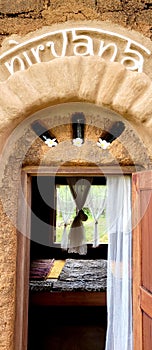 Mud house window