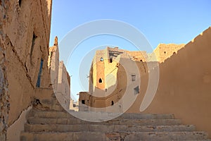 Mud houses in the old village of Al Hamra,Oman