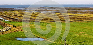 Mud at low tide of North sea!