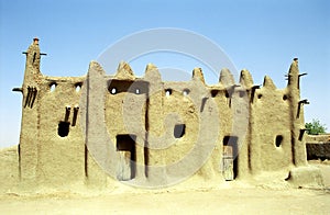 Mud mosque, Senossa, Mali