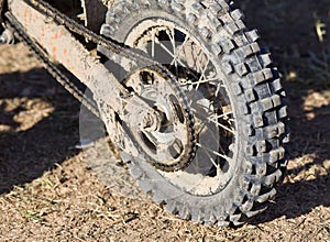 Mud motorcycle tire