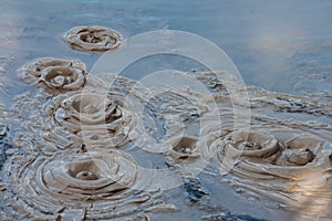 Mud pool in Rotorua