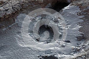 hot springs and mud pools o Bolivia South America photo