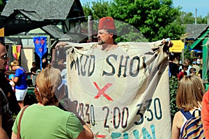 Mud show at the Bristol Renaissance Faire