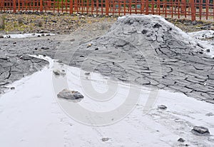 Mud Volcano with Emission of Liquid and Solid Material - Baratang island, Andaman Nicobar Islands, India