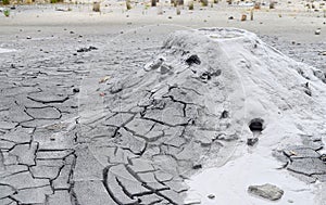 Mud Volcano with Emission of Liquid and Solid Material - Baratang island, Andaman Nicobar Islands, India