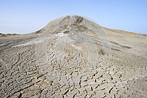 Mud volcano in Gobustan, Azerbaijan.