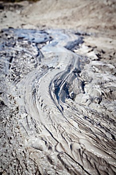 Mud volcano at Krasnodar state, Russia