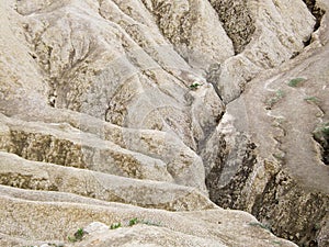 Mud volcano - texture in Buzau country