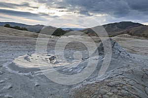 Mud Volcanoes in Buzau, Romania