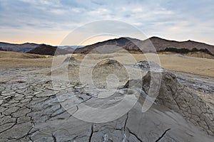 Mud Volcanoes in Buzau, Romania