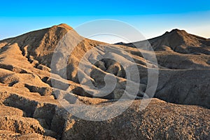 Mud Volcanoes in Buzau, Romania