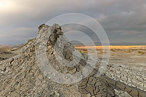 Mud volcanoes of Gobustan near Baku, Azerbaijan
