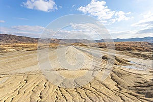 Mud Volcanoes National Reservation in Romania, Buzau county, Paclele Mici