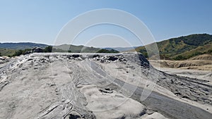 Mud volcanos in Buzau County Romania