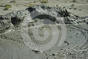 Mud vulcano cone