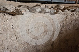 Mud wall and false dome roof Huerta Montero, Almendralejo, Spain