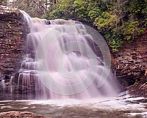 Muddy Creek Falls in Swallow Falls State Park, Maryland