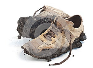 Muddy footwear shoes photo