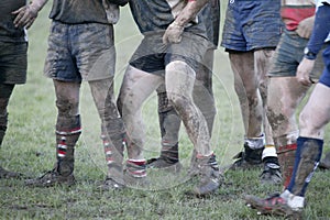 Muddy legs