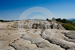 Muddy volcanoes soil