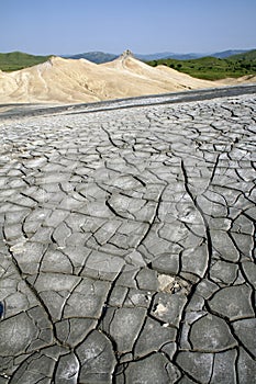 Muddy volcanos landscape V