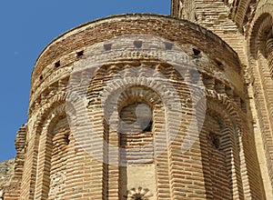 Mudejar architecture in Arevalo. Spain.