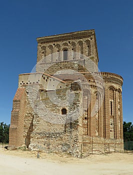 Mudejar architecture in Arevalo. Spain.