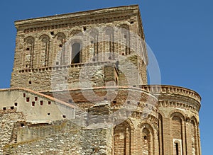 Mudejar architecture in Arevalo. Spain.