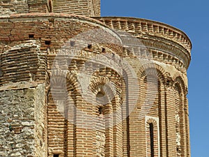 Mudejar architecture in Arevalo. Spain.