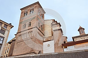 Mudejar art. San Pedro tower. Teruel. Spain heritage. Architecture